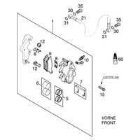 BREMSZANGE VORNE BREMBO RALLYE 