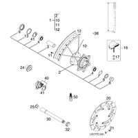 VORDERRAD 400/520 RACING 2001