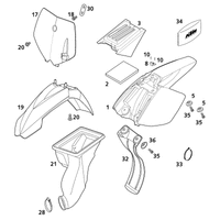 MASKE / HECK / KOTFLUEGEL 50 SX LC  