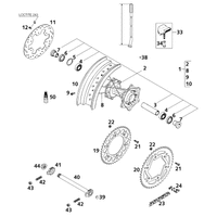 HINTERRAD 125 SUPER MOTO 