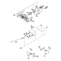 MASKE / BLINKER / RUECKLICHT 125 EXE 
