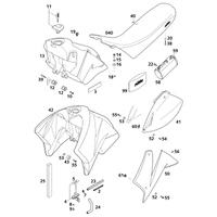 KRAFTSTOFFTANK / SITZBANK  / SPOILER
