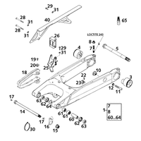 SCHWINGARM / KETTENSCHUTZ