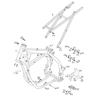 RAHMEN / AUSLEGER 400/520 RACING 2001