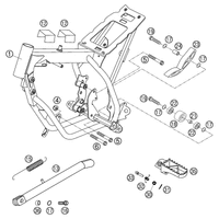 RAHMEN / SEITENSTAENDER 50 JUNIOR LC  