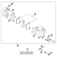 BREMSZANGE VORNE 50 LC   