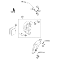 BREMSZANGE VORNE 660 SMS 
