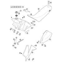 KRAFTSTOFFTANK / SITZBANK  / SPOILER