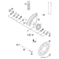 VORDERRAD 625 SC SUPERMOTO 