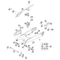 SCHWINGARM 640 LC4 SUPERMOTO 