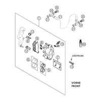 BREMSZANGE VORNE BREMBO RALLYE  
