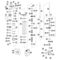 STOSSDAEMPFER (EINZELTEILE) 2T SX  MXC EXC 