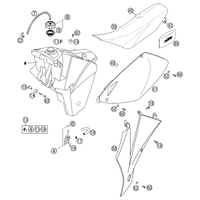 TANK,SITZBANK,VERKLEIDUNG RAC. SX 2002