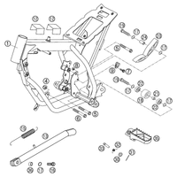 RAHMEN / SEITENSTAENDER 50 JUNIOR LC