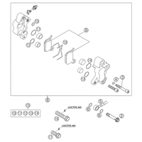BREMSZANGE VORNE 50 LC