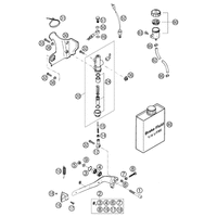 FUSSBREMSHEBEL 125 / 300