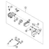 BREMSZANGE HINTEN BREMBO 26MM  SX