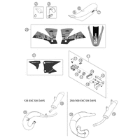 NEUTEILE 125-525 SIXDAYS FAHRGESTELL
