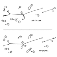 KABELBAUM 250 / 300 EXC USA