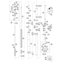 GABELBEINE WP USD 48 + PA  660 RALLYE
