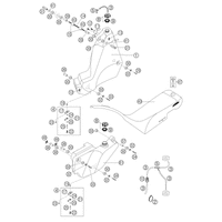 KRAFTSTOFFTANK / SITZBANK  660 RALLYE