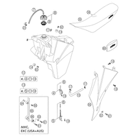 KRAFTSTOFFTANK / SITZBANK  / SPOILER