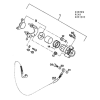 HINTERER BREMSSATTEL LC4`93