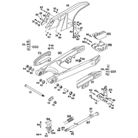 SCHWINGARM / KETTENSCHUTZ  LC4 `94
