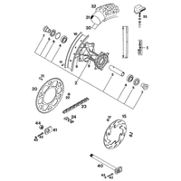 HINTERRAD SX EXC-SUPERC LC4 `94