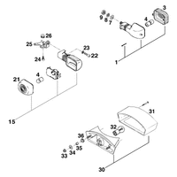 BLINKER / RUECKLICHT DUKE`94