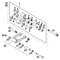 PRO-LEVER ANLENKUNG 440 / 550 `95
