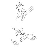 KRUEMMER / VORSCHALLDAEMPFER DUKE`95