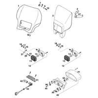 MASKE / BLINKER / RUECKLICHT LC4`95