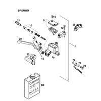 HANDBREMSZYLINDER BREMBO `96