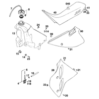 KRAFTSTOFFTANK / SITZBANK  / SPOILER