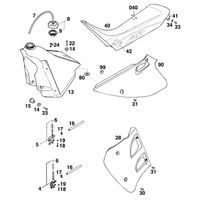 KRAFTSTOFFTANK / SITZBANK  / SPOILER