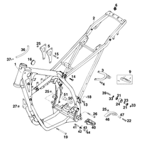 RAHMEN / AUSLEGER STING125  `97