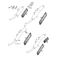 ENDSCHALLDAEMPFER 250 / 360 `97
