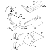 KRAFTSTOFFTANK / SITZBANK  / SPOILER