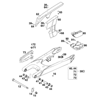 SCHWINGARM / KETTENSCHUTZ  620 `97