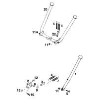 SEITENSTAENDER MITTELSTAENDER 125 LC2 `98