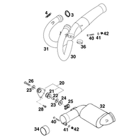 KRUEMMER / VORSCHALLDAEMPFER SXC `98