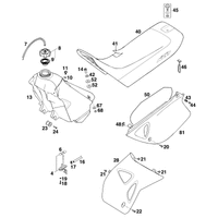KRAFTSTOFFTANK / SITZBANK  / SPOILER