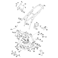 RAHMEN / AUSLEGER DUKE `98