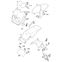VERKLEIDUNGSTEILE / KOTFLUEGEL