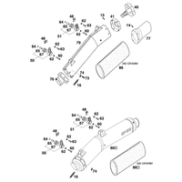 ENDSCHALLDAEMPFER 400 / 540 SXC 620 SX 