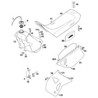 KRAFTSTOFFTANK / SITZBANK  / SPOILER