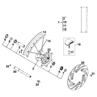 VORDERRAD 620 SX         `99