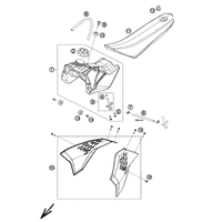 KRAFTSTOFFTANK / SITZBANK / ABDECKUNG 