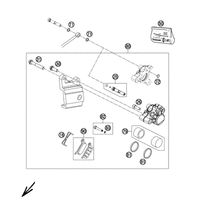 HINTERER BREMSSATTEL